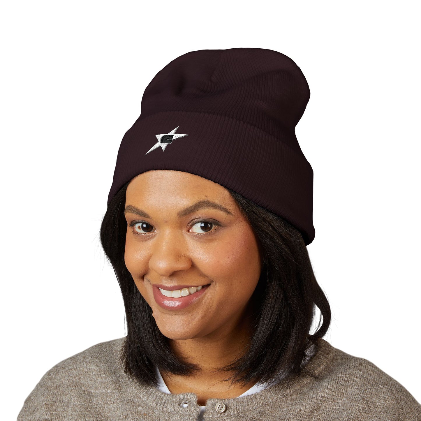 Cultured Brown Beanie